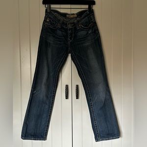 Big Star cute cropped jeans. Great wash, excellent condition, size 28